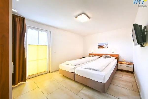 Schlafzimmer Villa Verdi Ferienwohnung 6