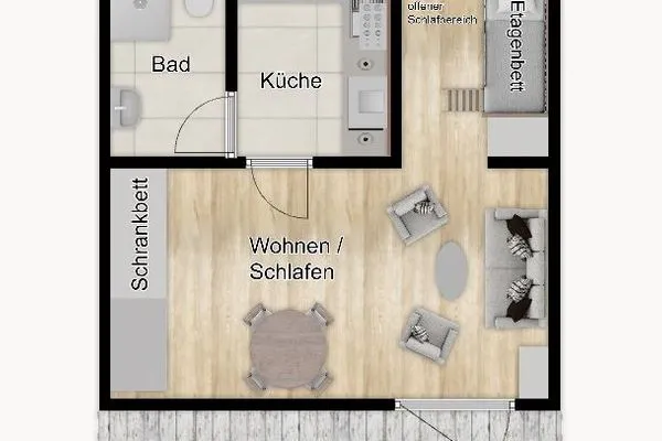 Grundriss Haus Nautica Ferienwohnung 112