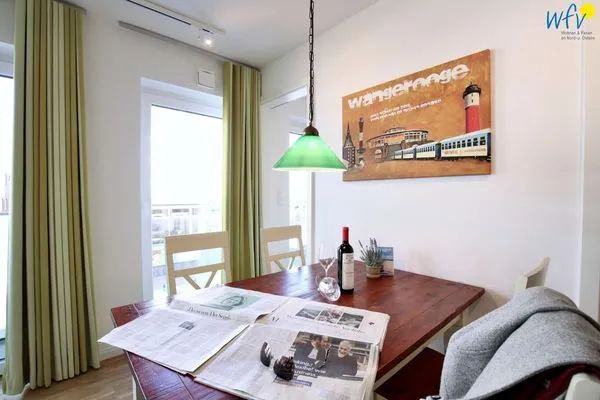 Essbereich Villa Drees Ferienwohnung 1