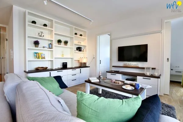 Wohnzimmer Villa Drees Ferienwohnung 1