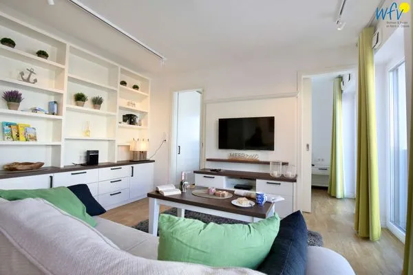 Wohnzimmer Villa Drees Ferienwohnung 1