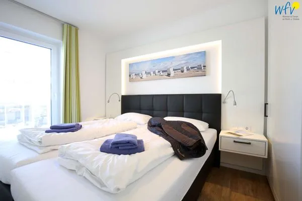 Schlafzimmer Villa Drees Ferienwohnung 1