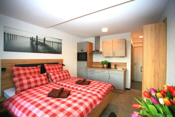 Wohnzimmer Überlinger See-Apartments Apartment 5 Über-See