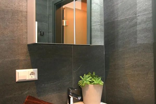 Badezimmer Überlinger See-Apartments Apartment 6 Über-See