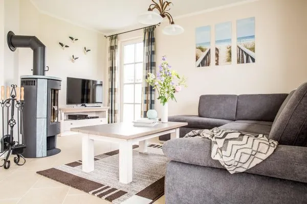 Wohnzimmer  Ferienhaus Schilfrohrsänger 30