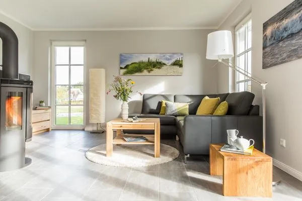 Wohnzimmer  Ferienhaus Schilfrohrsänger 36