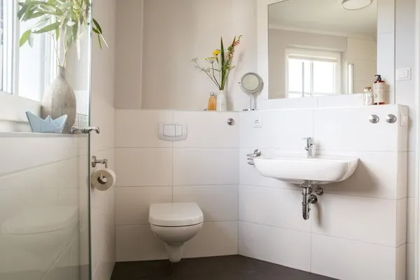 Badezimmer  Ferienhaus Schilfrohrsänger 36