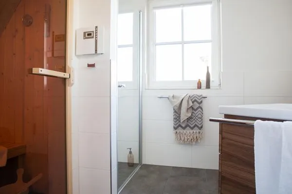 Badezimmer  Ferienhaus Schilfrohrsänger 6