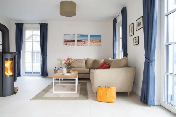 Wohnzimmer  Ferienhaus Schilfrohrsänger 8