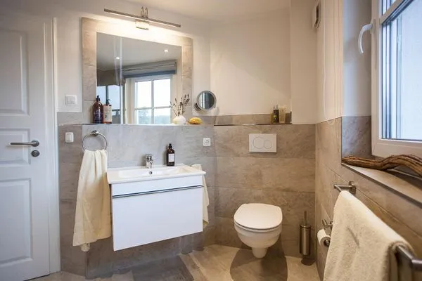 Badezimmer  Ferienhaus Schilfrohrsänger 18