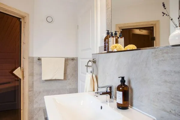 Badezimmer  Ferienhaus Schilfrohrsänger 18