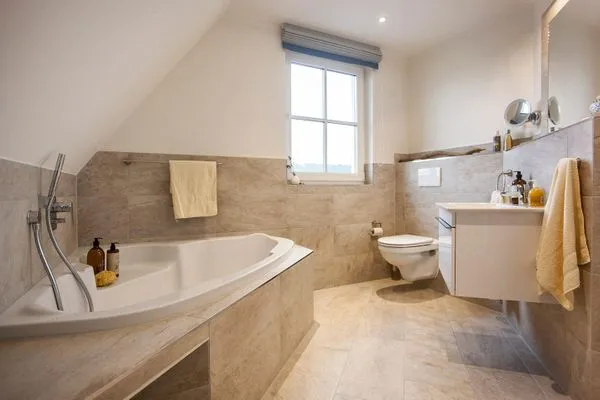 Badezimmer  Ferienhaus Schilfrohrsänger 18