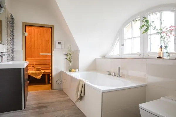 Badezimmer  Ferienhaus Seeadler 7