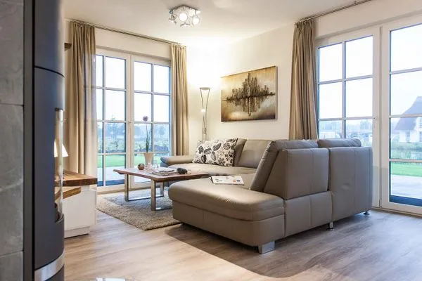 Wohnzimmer  Ferienhaus Haubenlerche 40