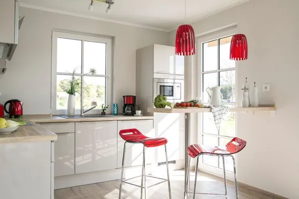 Küche / Küchenzeile  Ferienhaus Seeschwalbe 55