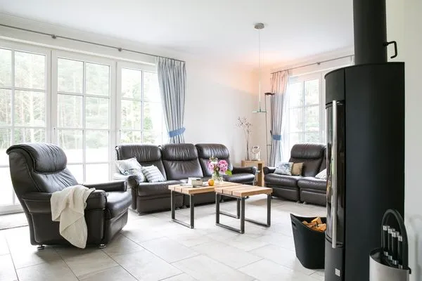 Wohnzimmer  Ferienhaus Haubenlerche 16