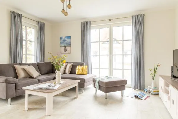 Wohnzimmer  Ferienhaus Seeschwalbe 10