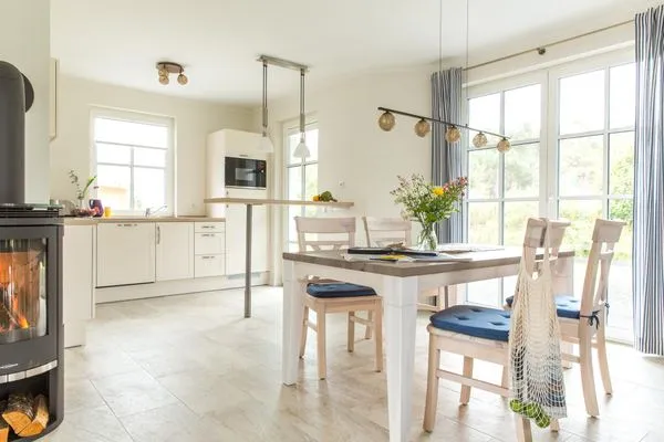 Küche / Küchenzeile  Ferienhaus Seeschwalbe 10