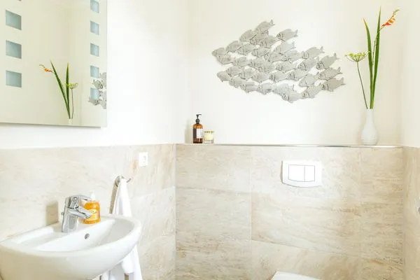 Gäste-WC  Ferienhaus Seeschwalbe 10