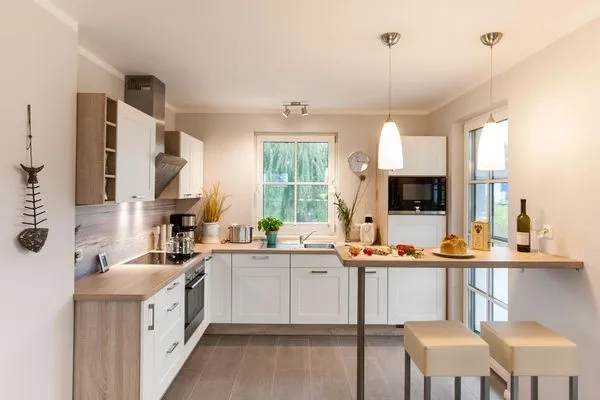 Küche / Küchenzeile  Ferienhaus Seeschwalbe 37