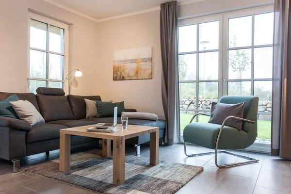 Wohnzimmer  Ferienhaus Seeschwalbe 37