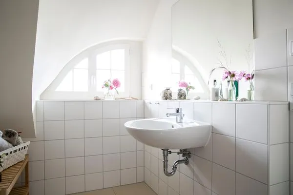 Badezimmer  Ferienhaus Haubenlerche 59