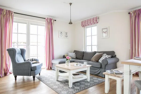 Wohnzimmer  Ferienhaus Seeschwalbe 60