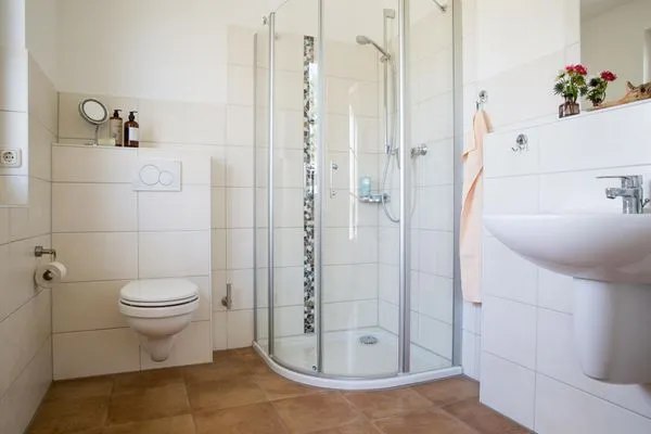 Badezimmer  Ferienhaus Schilfrohrsänger 48