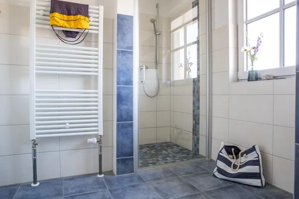 Badezimmer  Ferienhaus Schilfrohrsänger 48