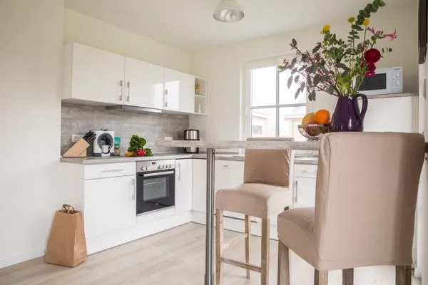 Küche / Küchenzeile  Ferienhaus Seeschwalbe 44