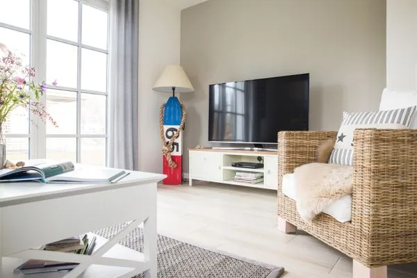 Wohnzimmer  Ferienhaus Seeschwalbe 44