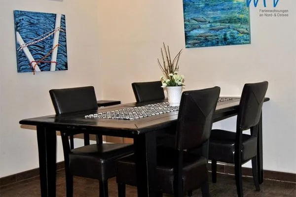 Wohnzimmer Haus Meerjungfrau Ferienwohnung 1