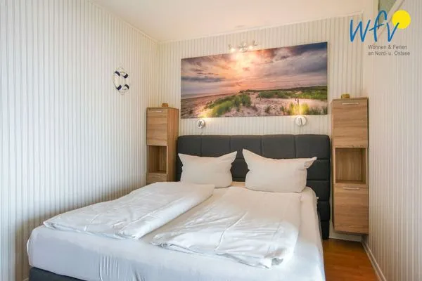 Schlafzimmer Ferienhaus Seeblick Ferienwohnung 31