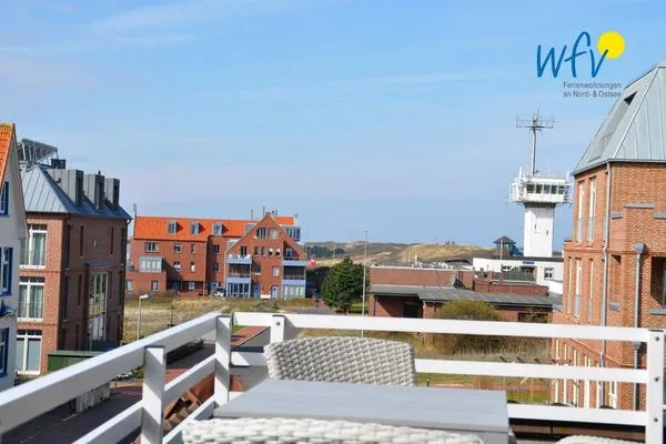 Balkon Haus Strandblick Ferienwohnung 14