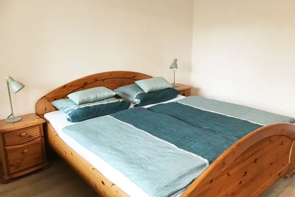 Schlafzimmer 1 im Bungalow Frisia 2 in Norddorf auf Amrum Haus Frisia Bungalow Frisia 2