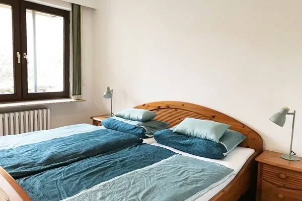 Schlafzimmer 1 im Bungalow Frisia 2 in Norddorf auf Amrum Haus Frisia Bungalow Frisia 2