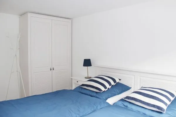 Schlafzimmer 1 in der Ferienwohnung Frisia 3 in Norddorf auf Amrum Haus Frisia Ferienwohnung Frisia 3