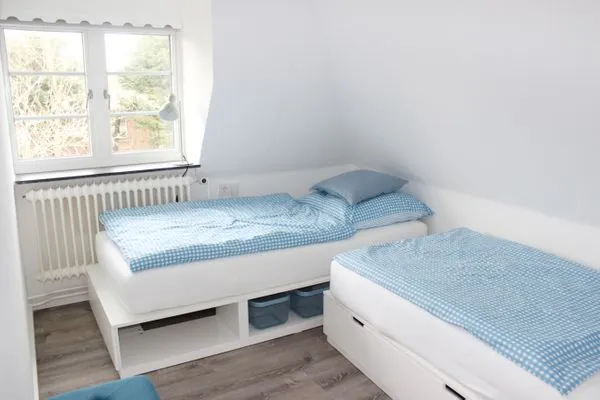 Schlafzimmer 3 in der Ferienwohnung Frisia 5 in Norddorf auf Amrum Haus Frisia Ferienwohnung Frisia 5