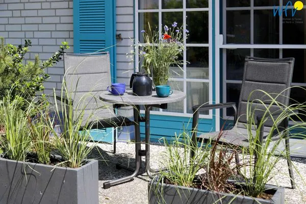 Terrasse Ferienappartements Am Neuensiener See Ferienwohnung 7