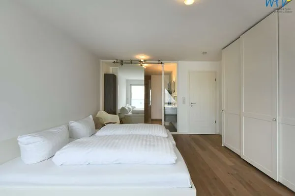 Schlafzimmer Haus Erholung Ferienwohnung "Meer Flair"