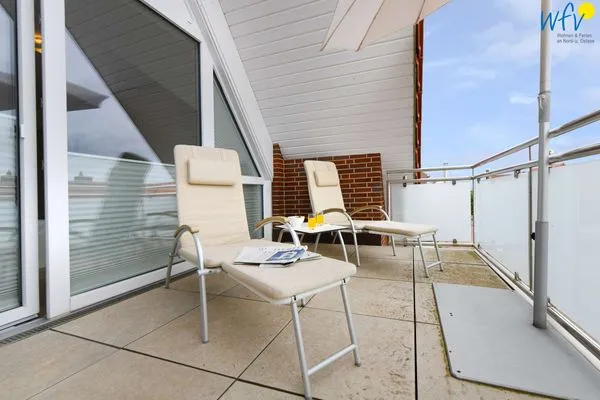 Balkon Haus Erholung Ferienwohnung "Meer Flair"