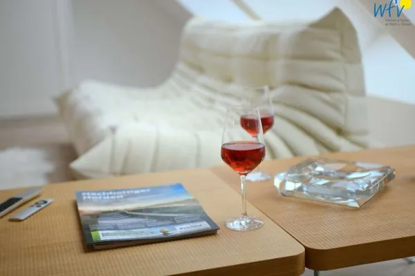 Wohnzimmer Haus Erholung Ferienwohnung "Meer Flair"