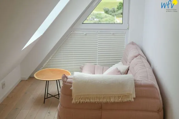 Wohnzimmer Haus Erholung Ferienwohnung "Meer Flair"