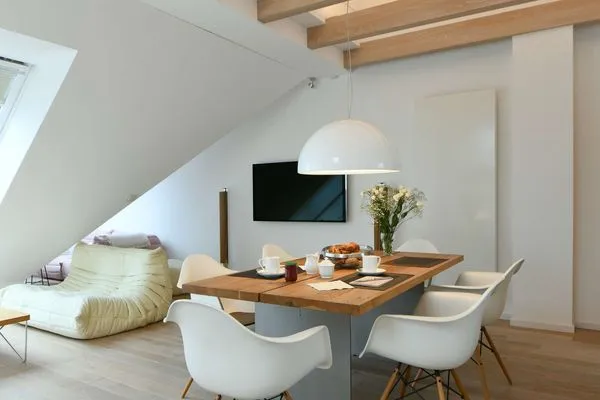 Wohnzimmer Haus Erholung Ferienwohnung "Meer Flair"