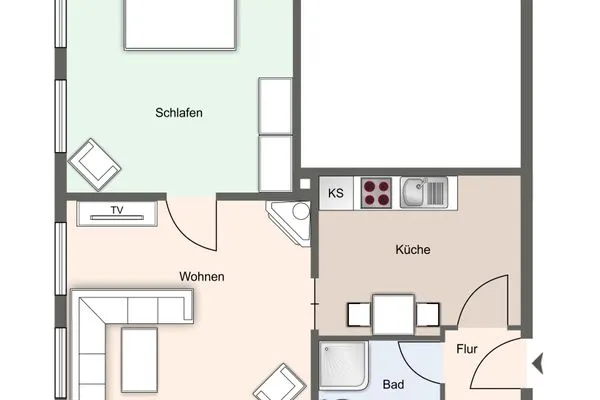 Kleinod Appartement Helena SPO Dorf - Grundriss