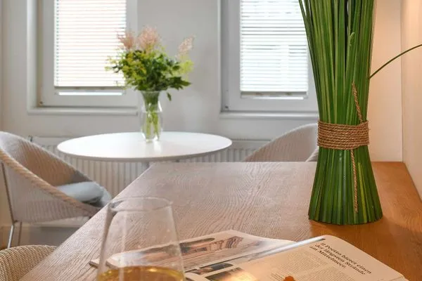 Wohnzimmer Haus Inselrose Ferienwohnung Wildrose