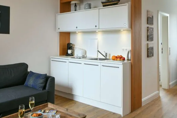 Küche / Küchenzeile Haus Inselrose Ferienwohnung Wildrose