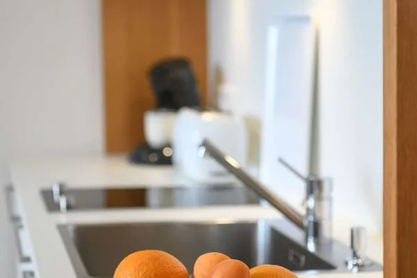 Küche / Küchenzeile Haus Inselrose Ferienwohnung Wildrose