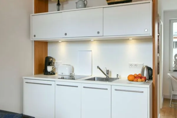 Küche / Küchenzeile Haus Inselrose Ferienwohnung Wildrose