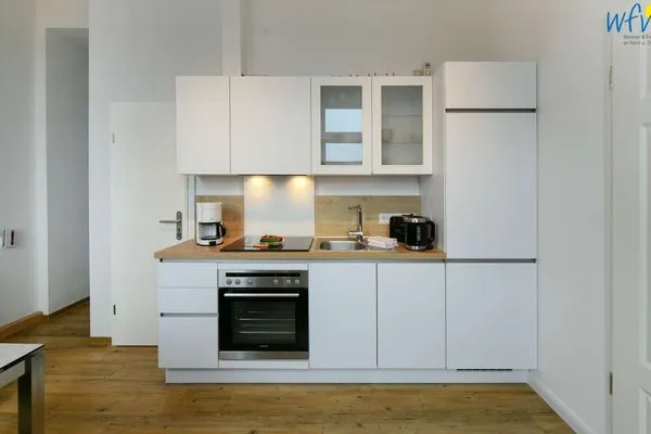 Küche / Küchenzeile Haus Inselrose Ferienwohnung Dünenröschen